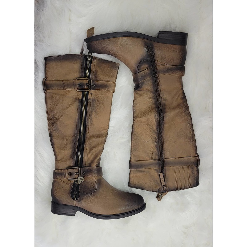 Beautiful Leather Ombre Boots **See PIcs**